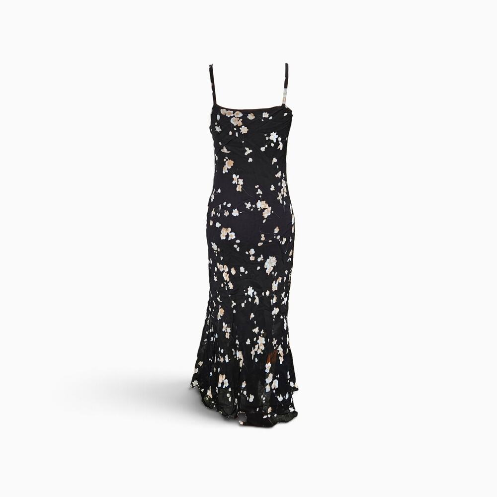 Y2k Euro Midi Dress Whimygoth Floral Cottagecore Vintage - Small - Picture 2 of 4